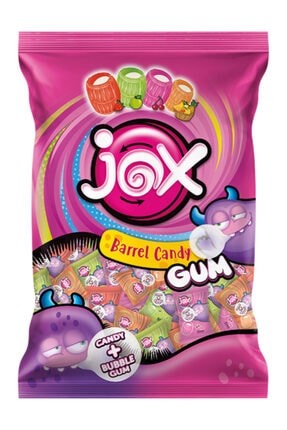 JOX GUM; Meyve Aromalı Sakız Dolgulu Bonbon Şekerleme 5 gr x 200 Adet