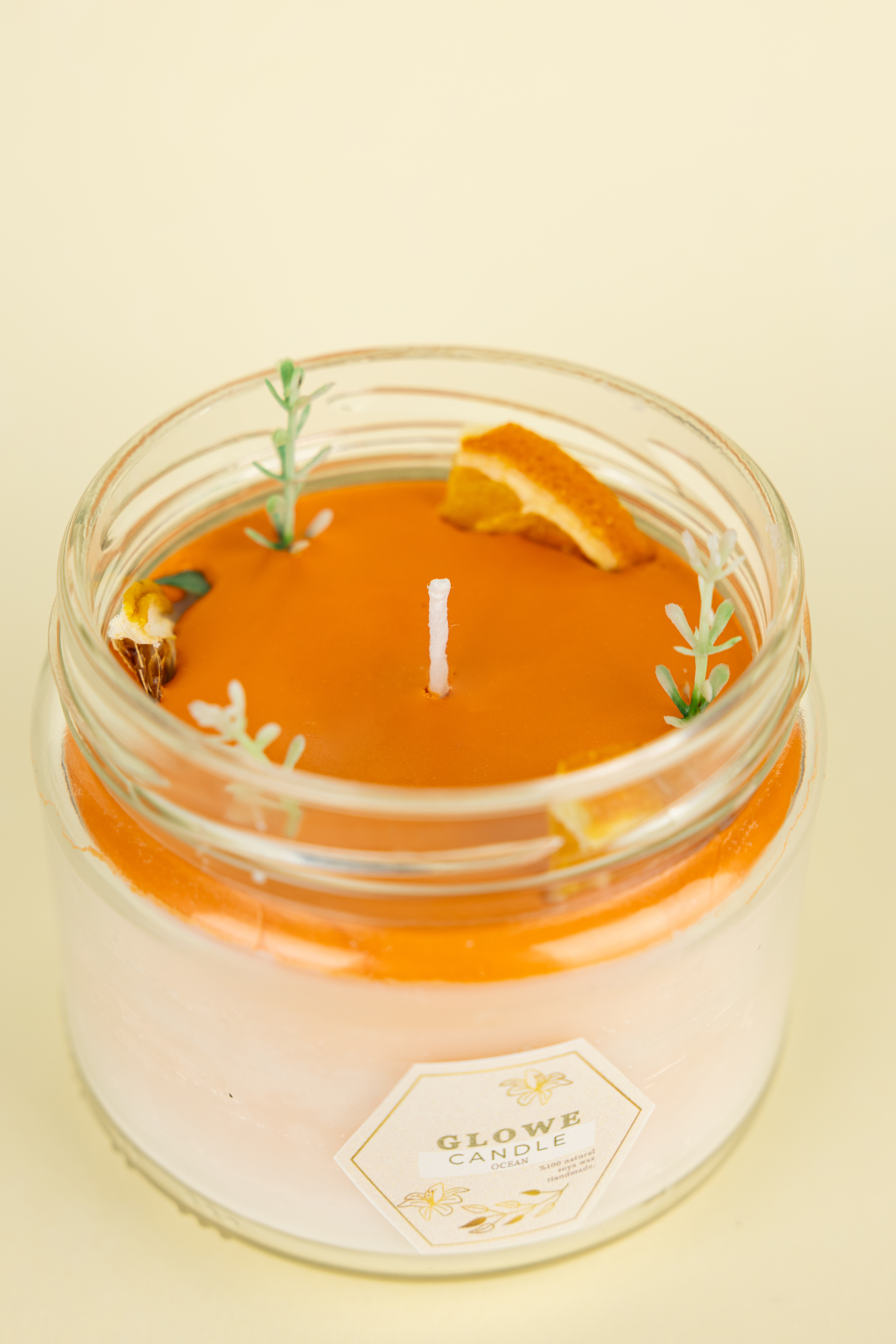 Vanilya Aromalı %100 Natural Dekoratif Mum