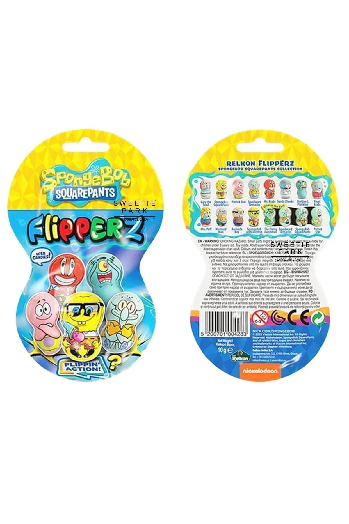 Relkon Sünger Bob Flipperz Hacı yatmaz + şeker (1 Adet)