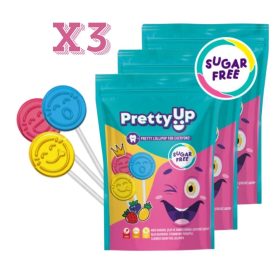 Şekersiz Diş Dostu Yassı Lolipop 3'lü Paket (5,5 Gr x 10 Adet)