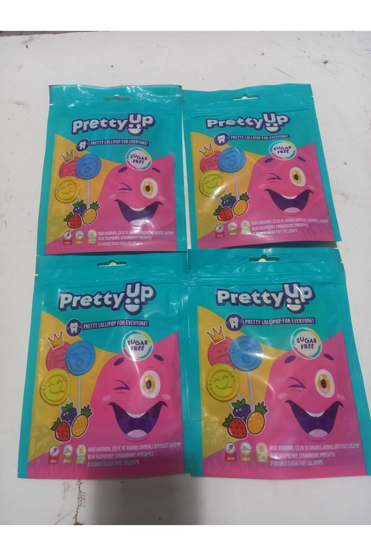 4 ADET PERETTY ŞEKERSİZ LOLİPOP 10*ADET
