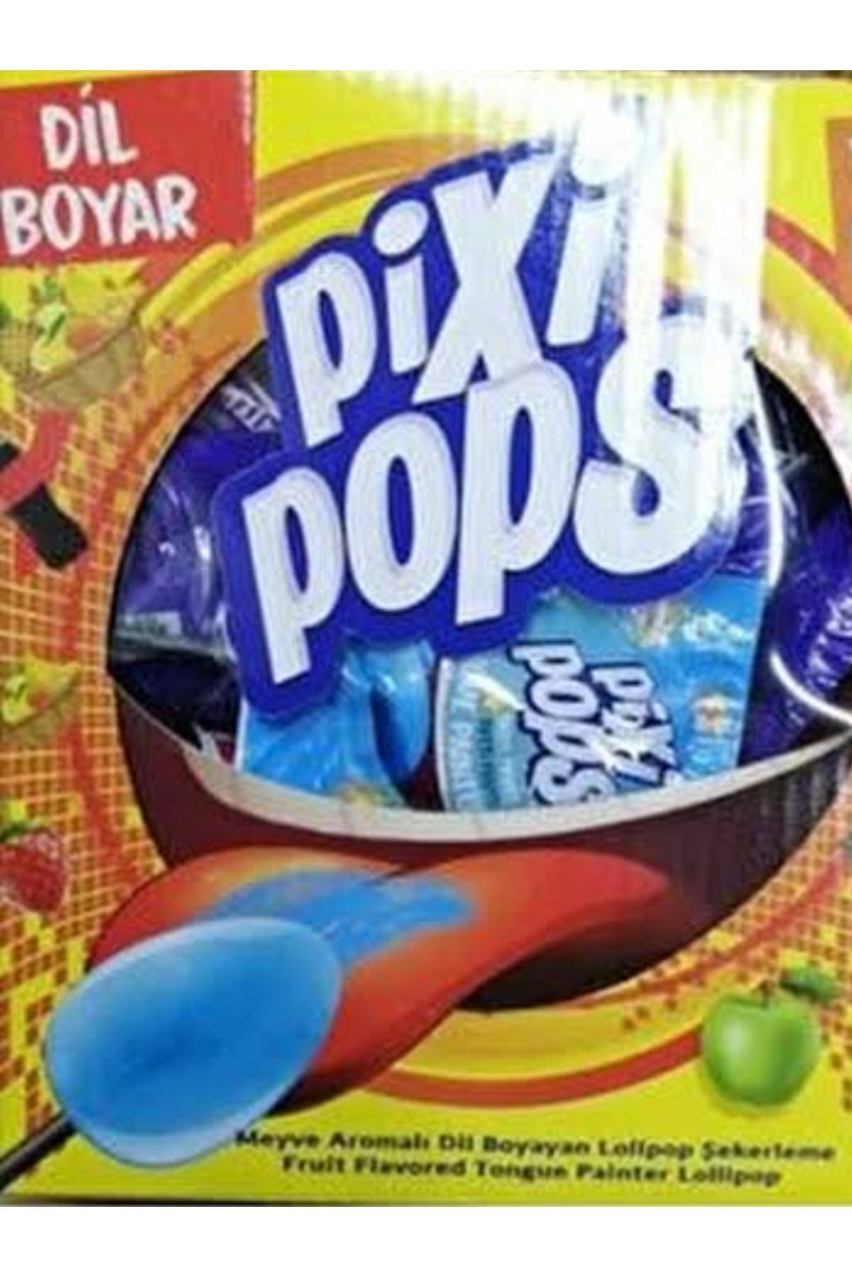 pixi pops 150 adet seker agiz boyar