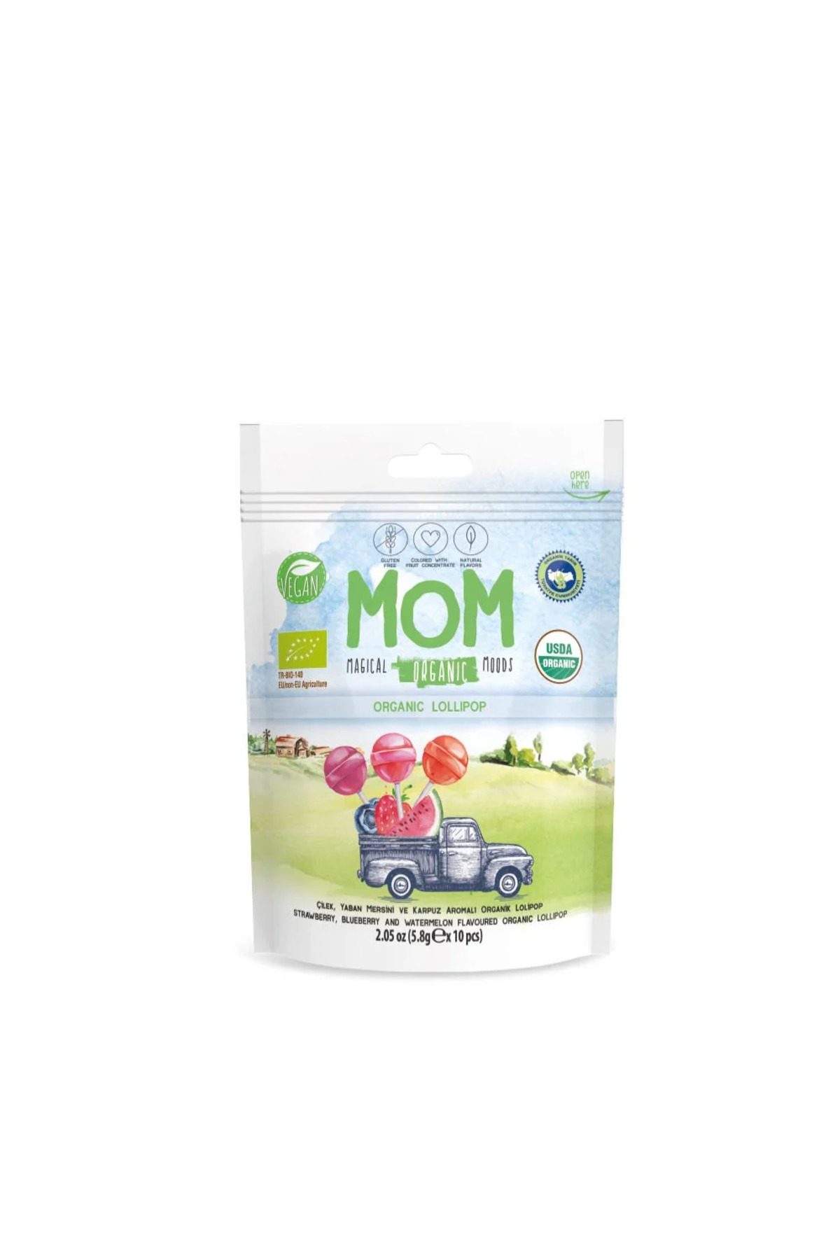 Magical Organic Moods Lolipop (1 Paket = 10 Adet Lolipop)