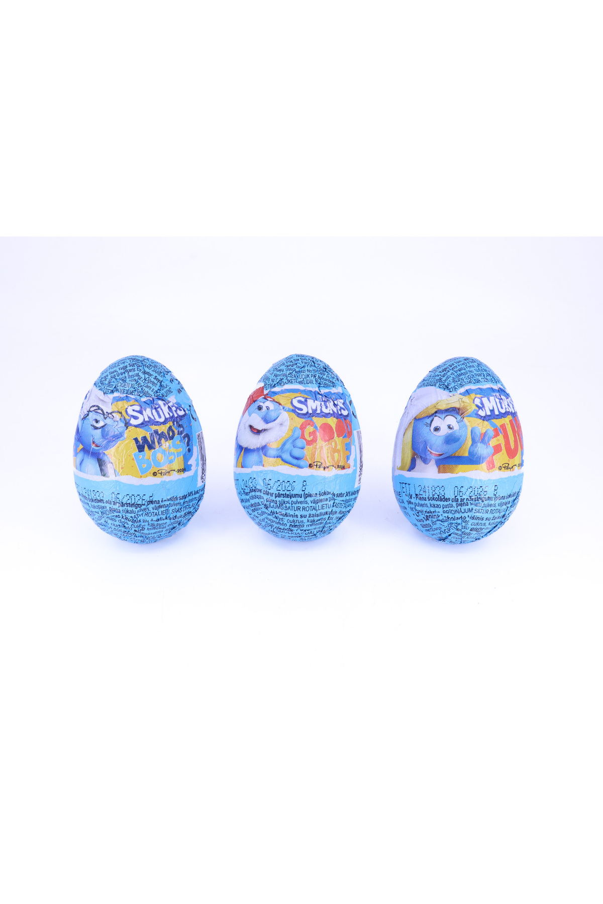 Smurfs Şirinler Glutensiz Çikolatalı Sürpriz Yumurta 20 g (3 ADET)