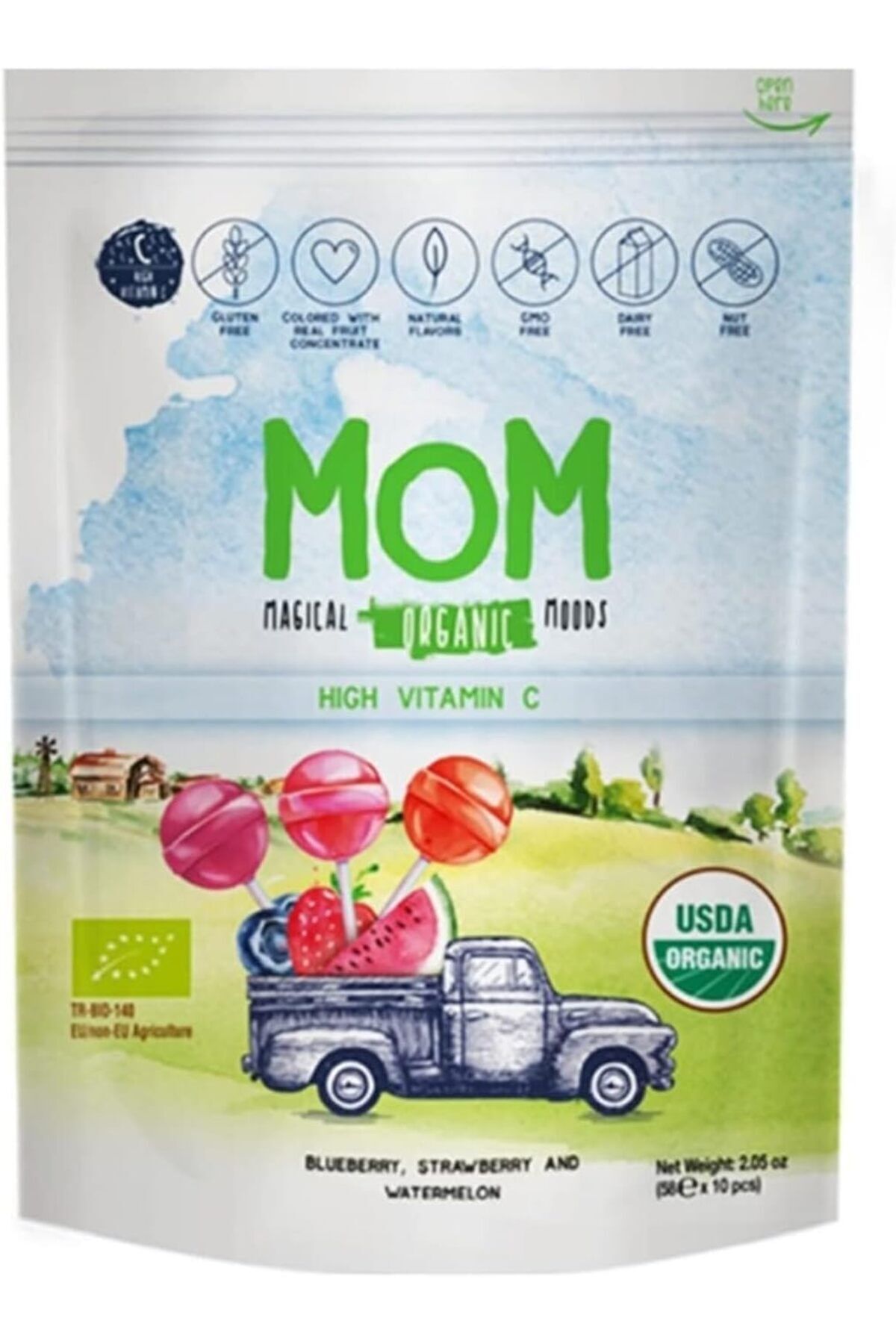 Magical Organic Moods C Vitamin Lollipop 10 adet