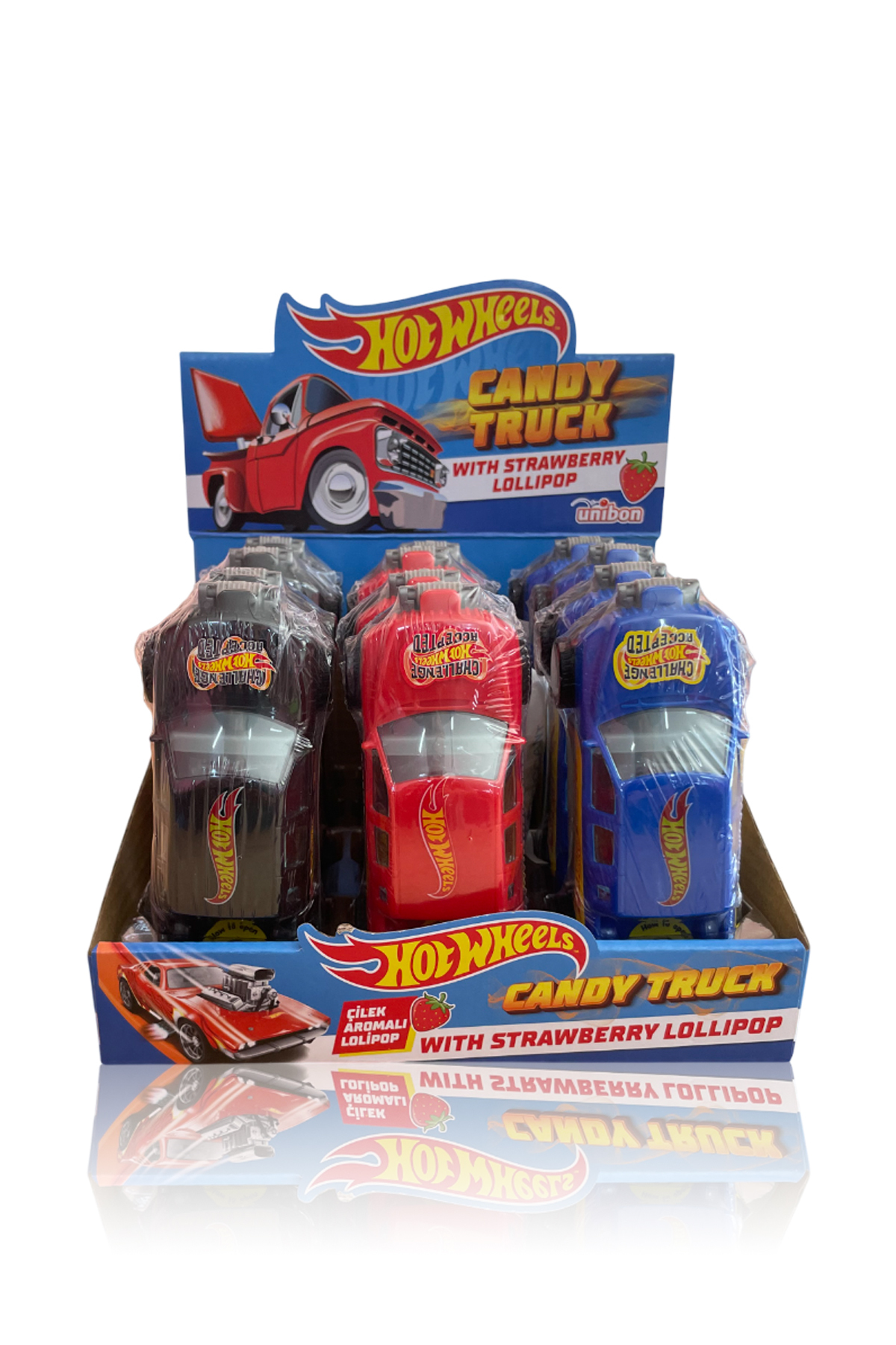 Candy Truck Çilek Aromalı Şekerli Kamyonlar 12'li