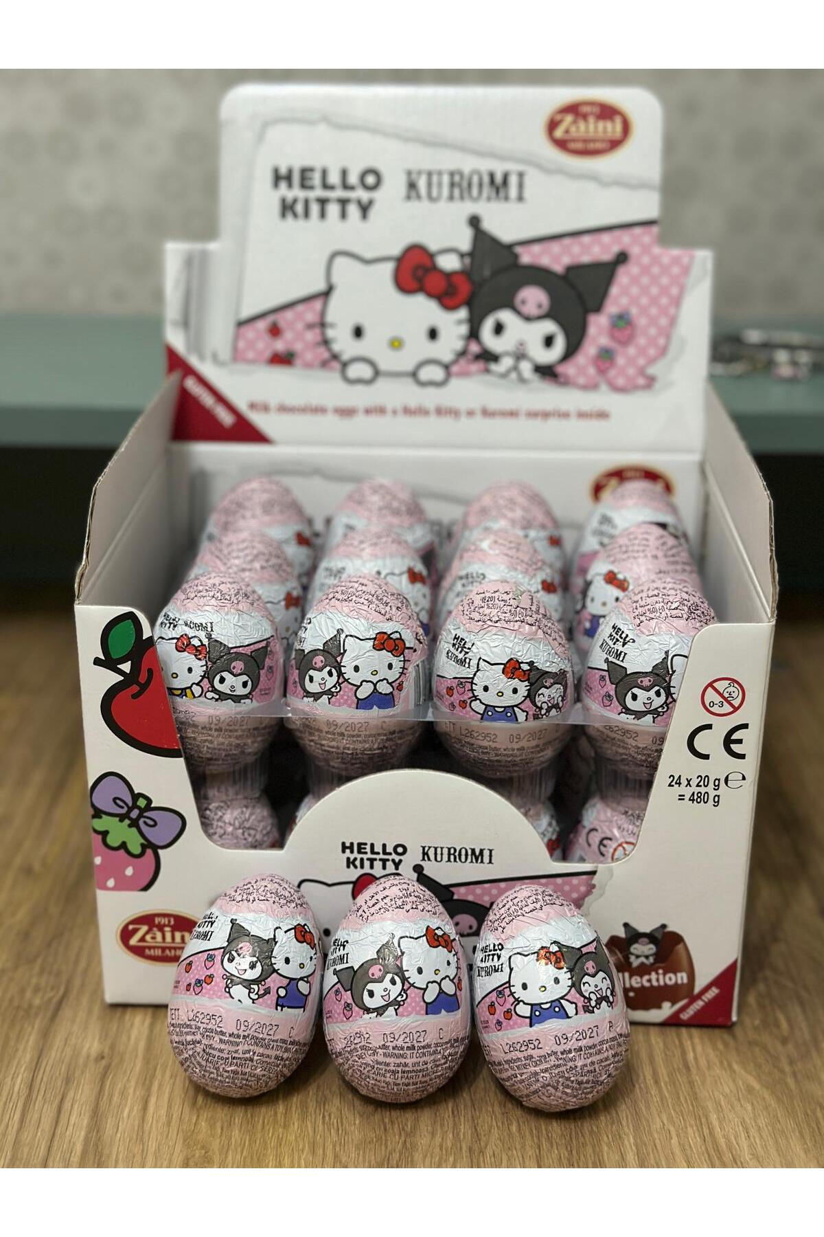 Zaini Hello Kitty And Kuromi Glutensiz Süpriz Yumurta 3 Adet