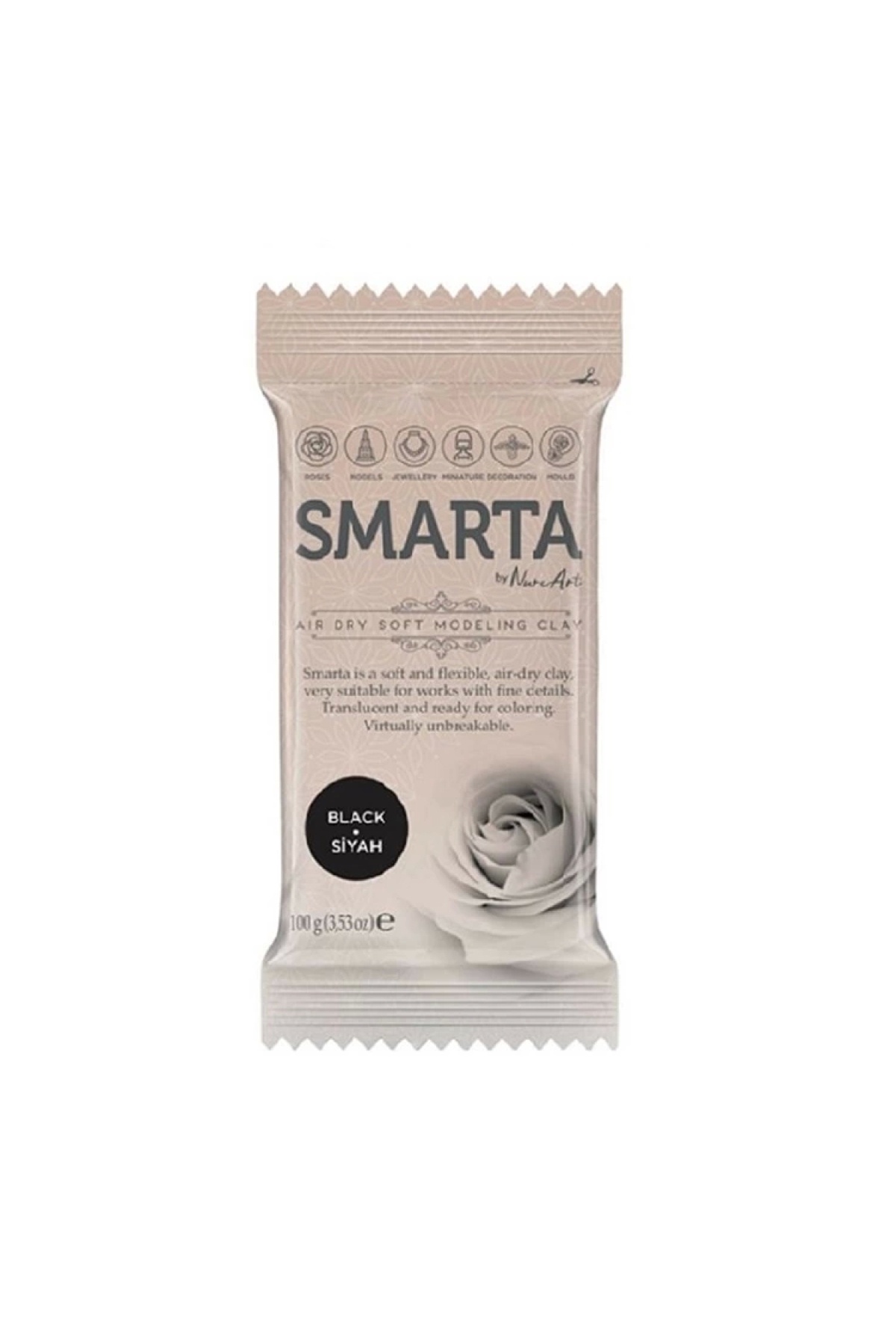 Modelleme Kil Hamuru 100 Gr No:05 Siyah (black)