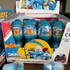 Şirinler Glutensiz Çikolatalı Sürpriz Yumurta 24 Ad (Tam Seri 1 Paket)