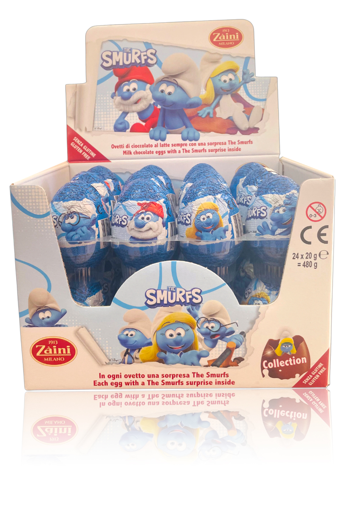 Şirinler Smurfs Çikolatalı Sürpriz Yumurta 24 Adet