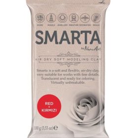 Hava Ile Kuruyan Yumuşak Model Hamuru 100gr Kırmızı 09