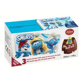 Smurfs 3'lü Glutensiz Çikolatalı Sürpriz Yumurta 20 g (3 ADET)
