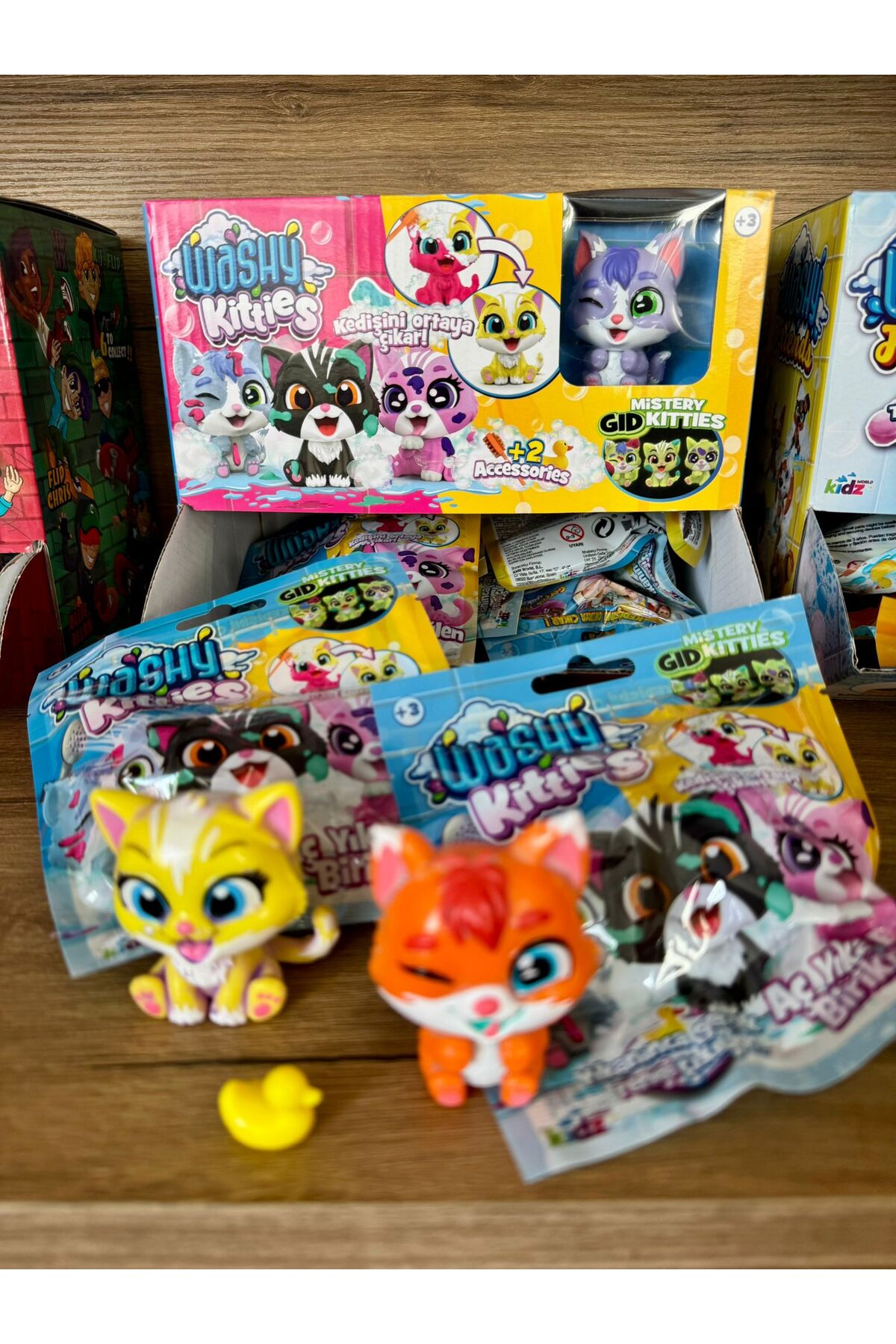 Washy Kitties - Sevimli Kedi Figürleri - Kedişini Ortaya Çıkar