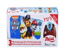 Paw Petrol 3'lü Glutensiz Çikolatalı Sürpriz Yumurta 20 g (3 ADET)