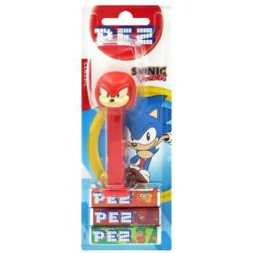 Pez Oyuncaklı Meyve Aromalı Şeker 3 X 8,5 Gram Sonic Serisi Knucles Figürü