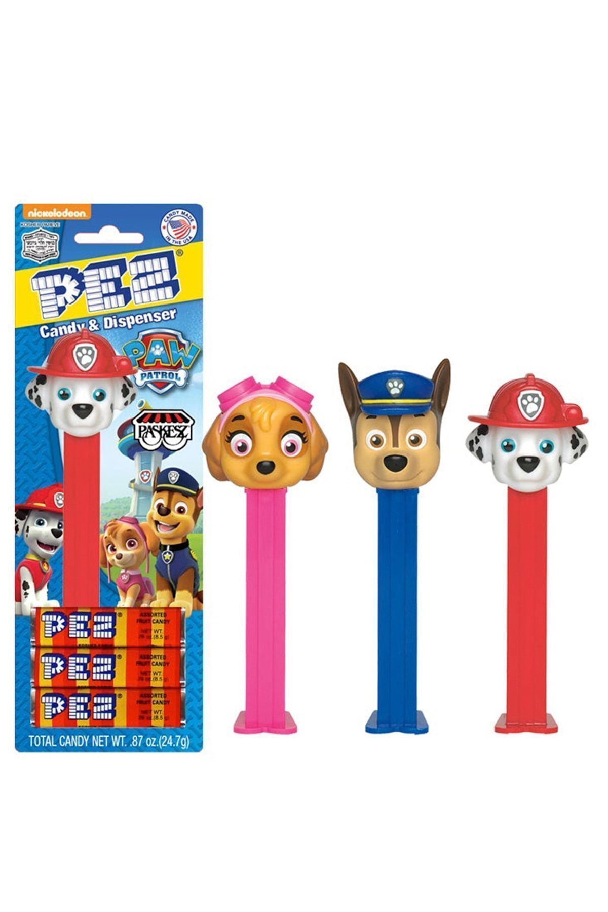 Dispenser Paw Patrol Serisi Oyuncak + 3 Yedek Şeker Avantaj Paket
