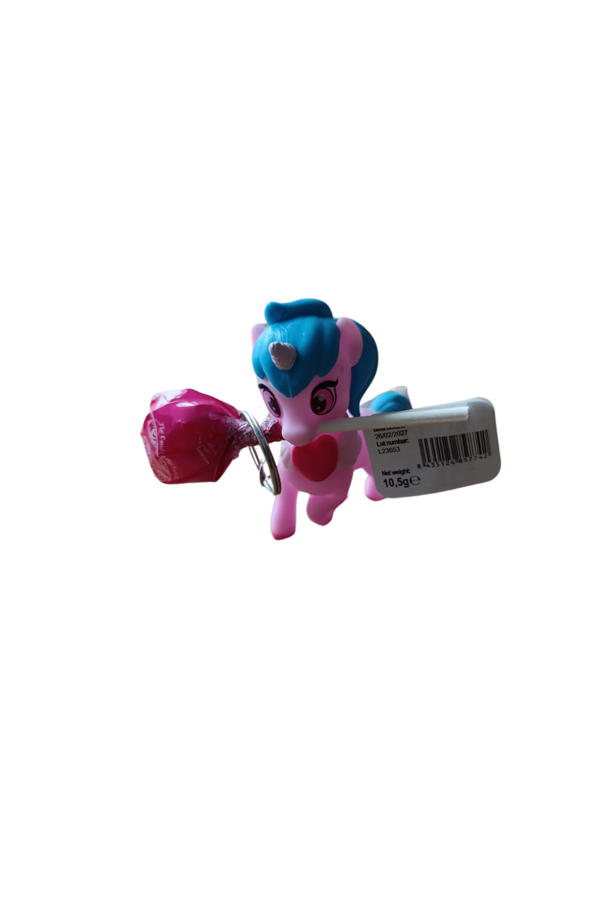 BITERZ UNICORNZ PEMBE UNICORN LOLİPOP HEDİYELİ FİGÜR ANAHTARLIK