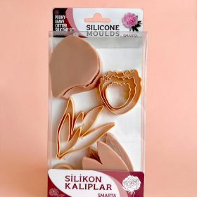 Silikon Kalıp / Flowers : Peony & Leave / Çiçekler : Şakayık & Yaprak
