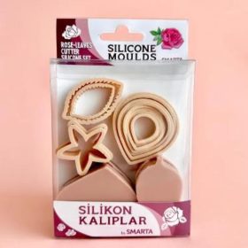 Silikon Kalıp-çiçekler:gül&yaprak