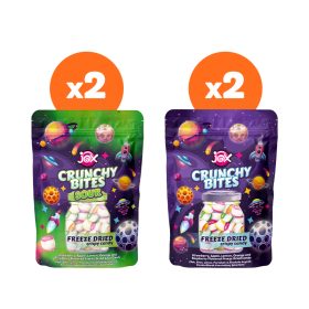 Crunchy Bites Deneme Paketi – 2 Meyveli + 2 Ekşi