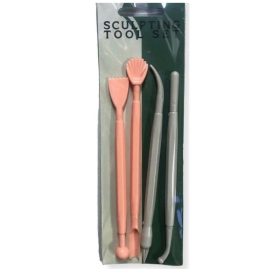 Smarta Sculpting Tool Plastik Kil Heykel Modelleme (MODELAJ) Seti 4 Parça