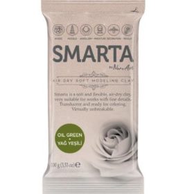 Havayla Kuruyan Modelleme Hamuru Yağ Yeşili 100gr