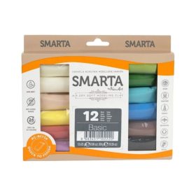 Polimer Kil Hava ile Kuruyan Modelleme Hamuru Basic Seti 12x25gr