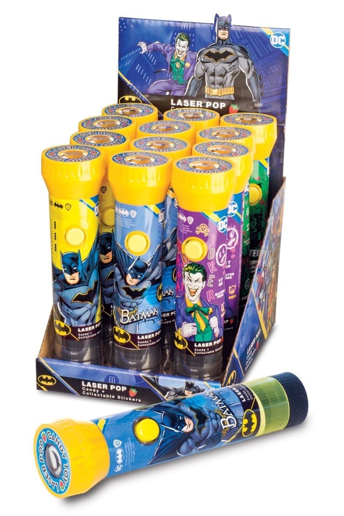 Batman Laser Pop Işıklı Şeker