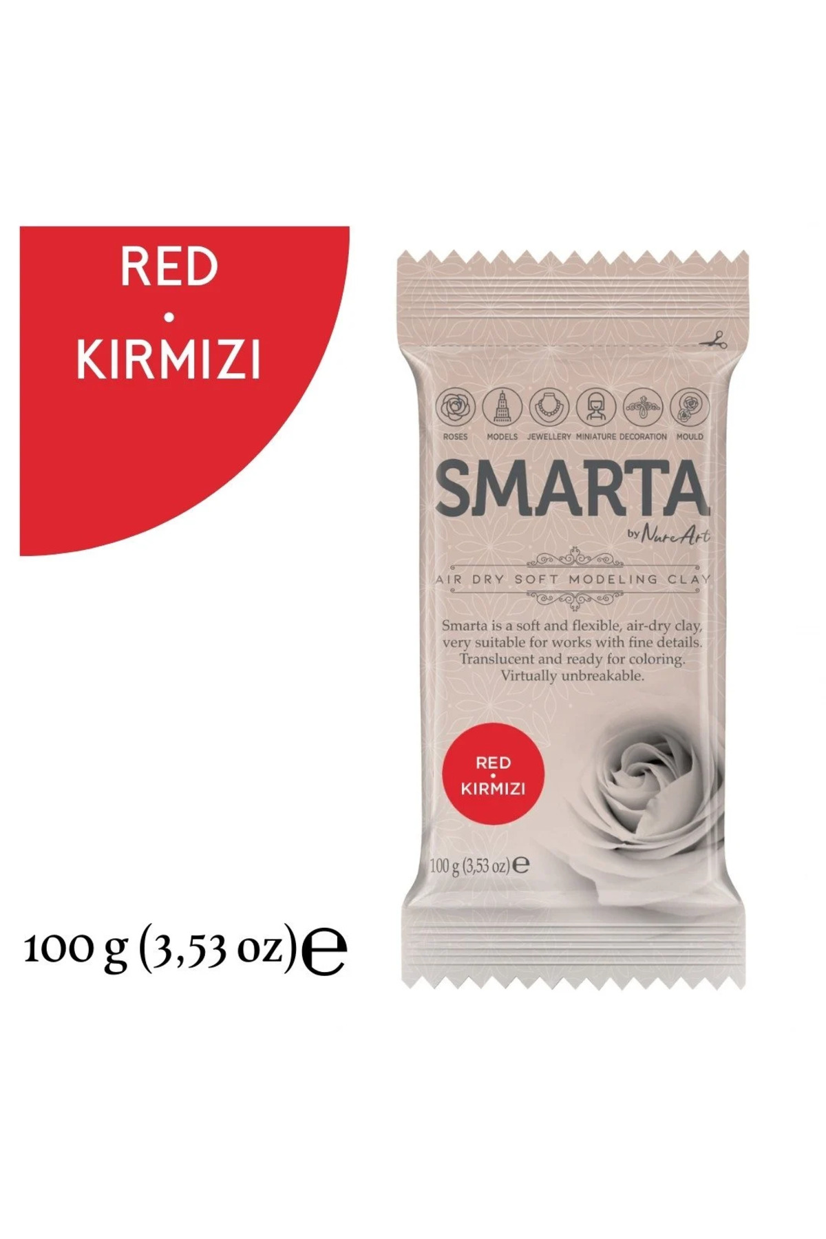 Modelleme Hamuru 100gr Kırmızı