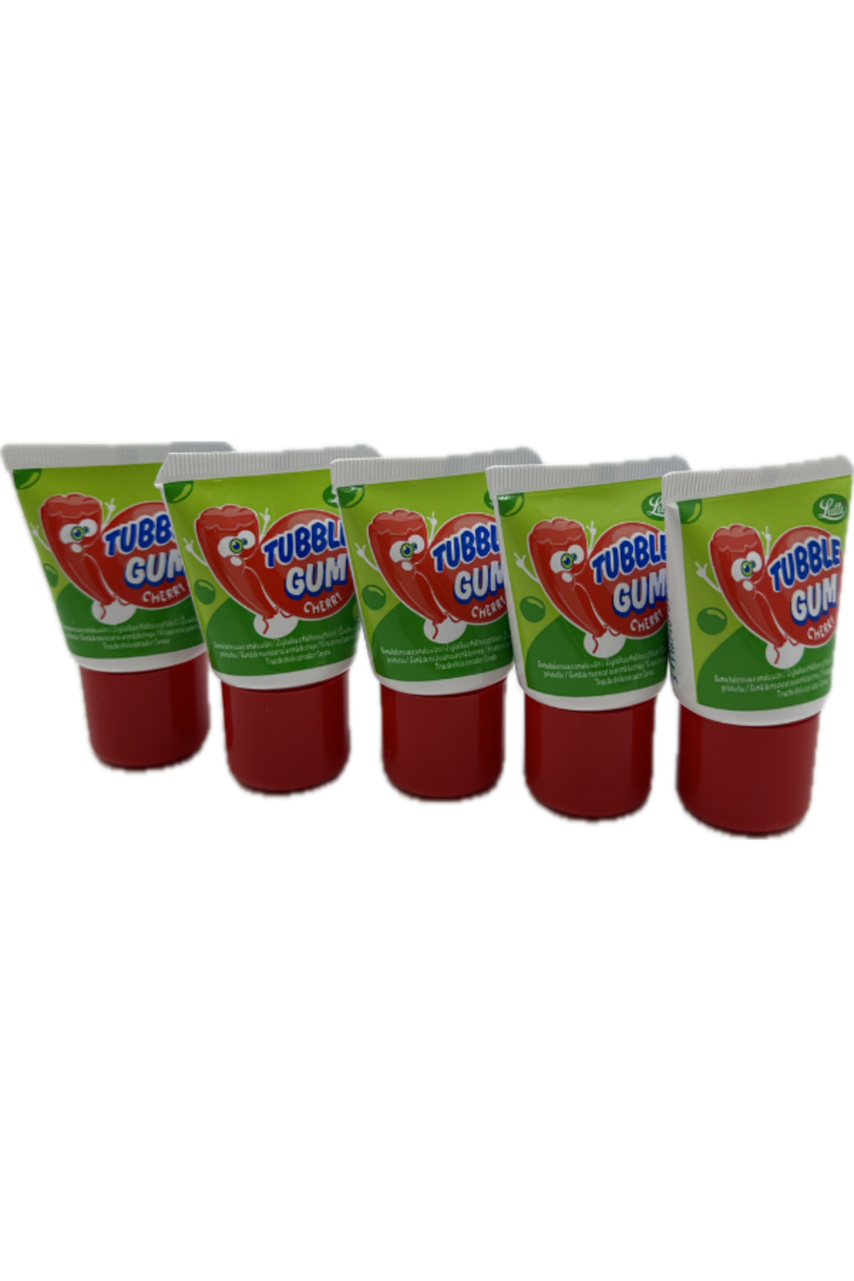 Lutti Tubble Gum Cherry İthal Sakız X 5 Avantaj Paket