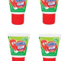 Lutti Tubble Gum Chery Tüp Sakız Kirazlı Sakız 4 Adet