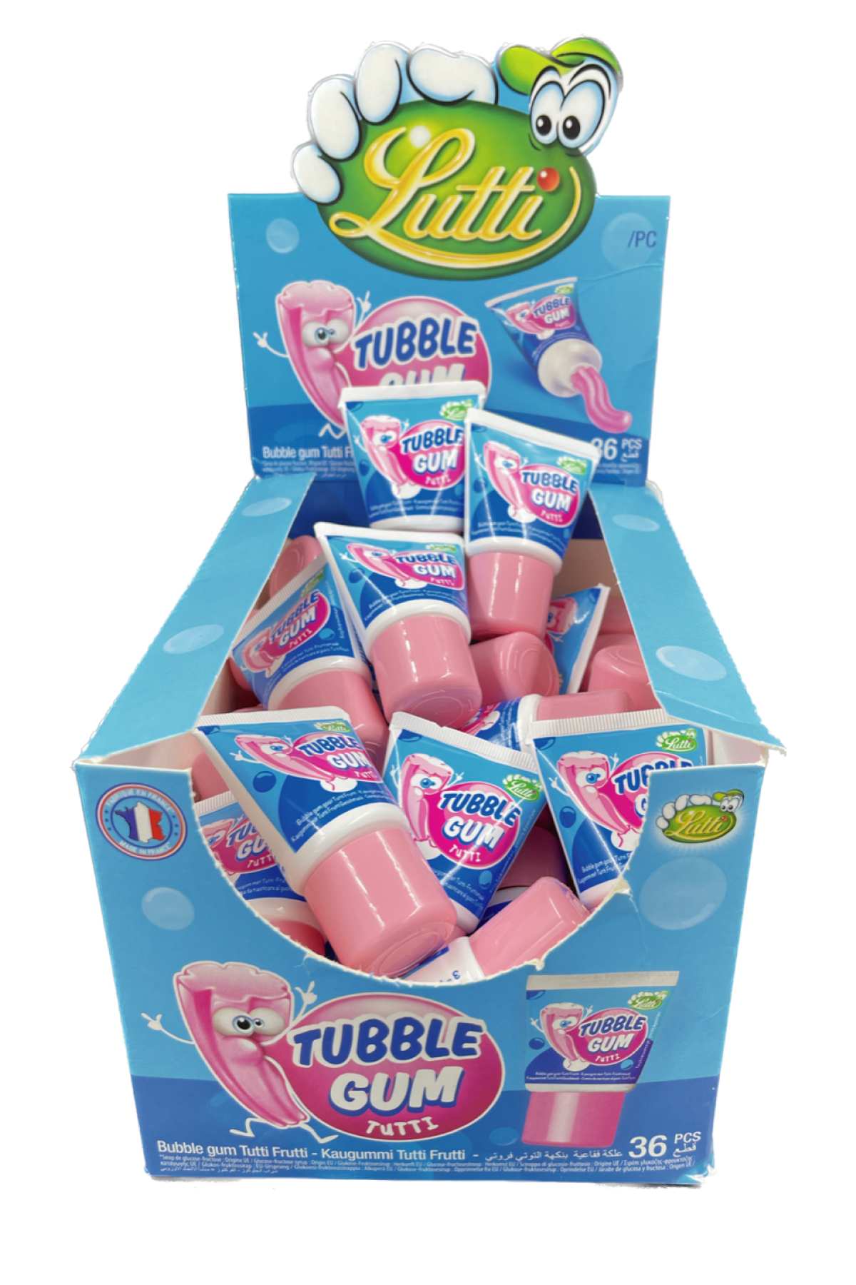 Lutti Tubble Gum Tutti İthal Sakız X 4 Avantaj Paket
