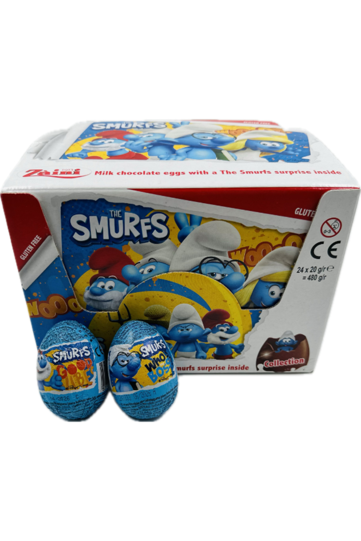 Smurfs lisanslı Şirinler sürpriz yumurta surprise egg 24 * 20 gr Paket