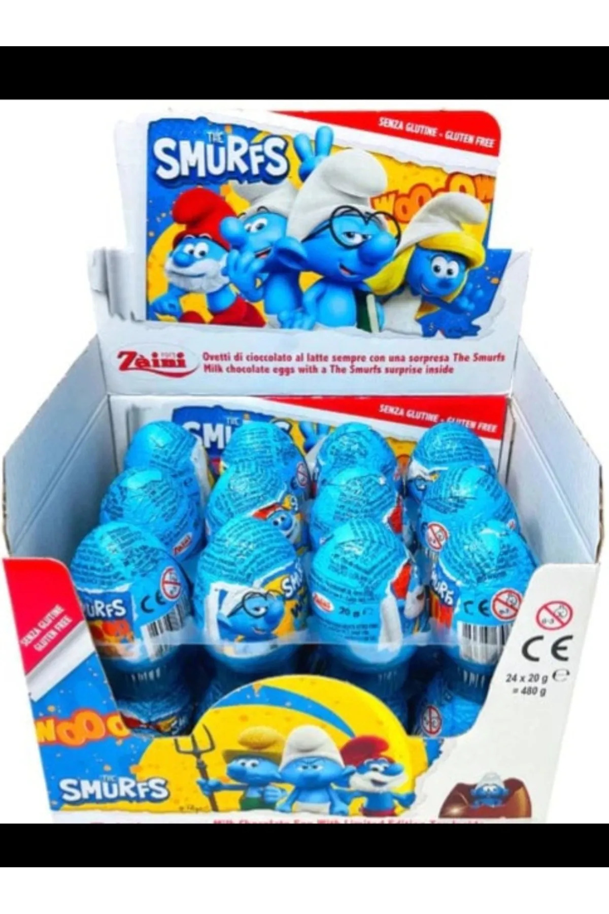 ZAİNİ SMURFS ÇIKOLATALI SÜRPRİZ YUMURTA 1 ADET