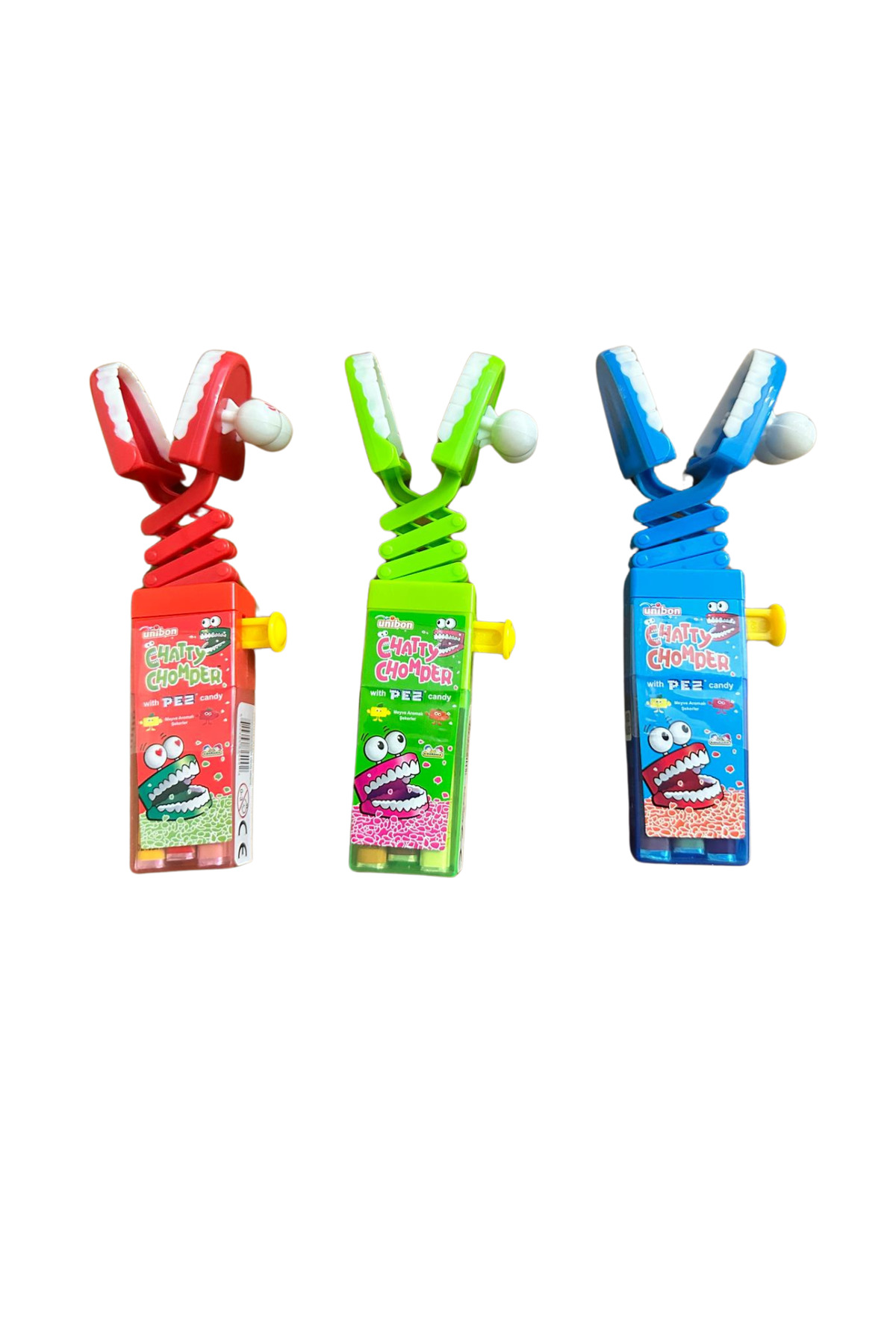 Chatty Chomper Pez Şekerli Oyuncak 3 Adet