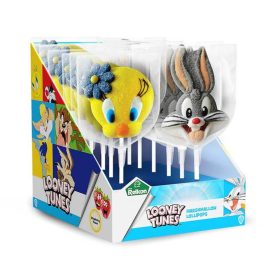 Lisanslı Looney Tunes Marshmallow Lolipop 45 Gr (12 Adet)