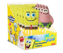 Lisanslı Sponge Bob Square Pants Marshmallow Lolipop 45 Gr (12 Adet)