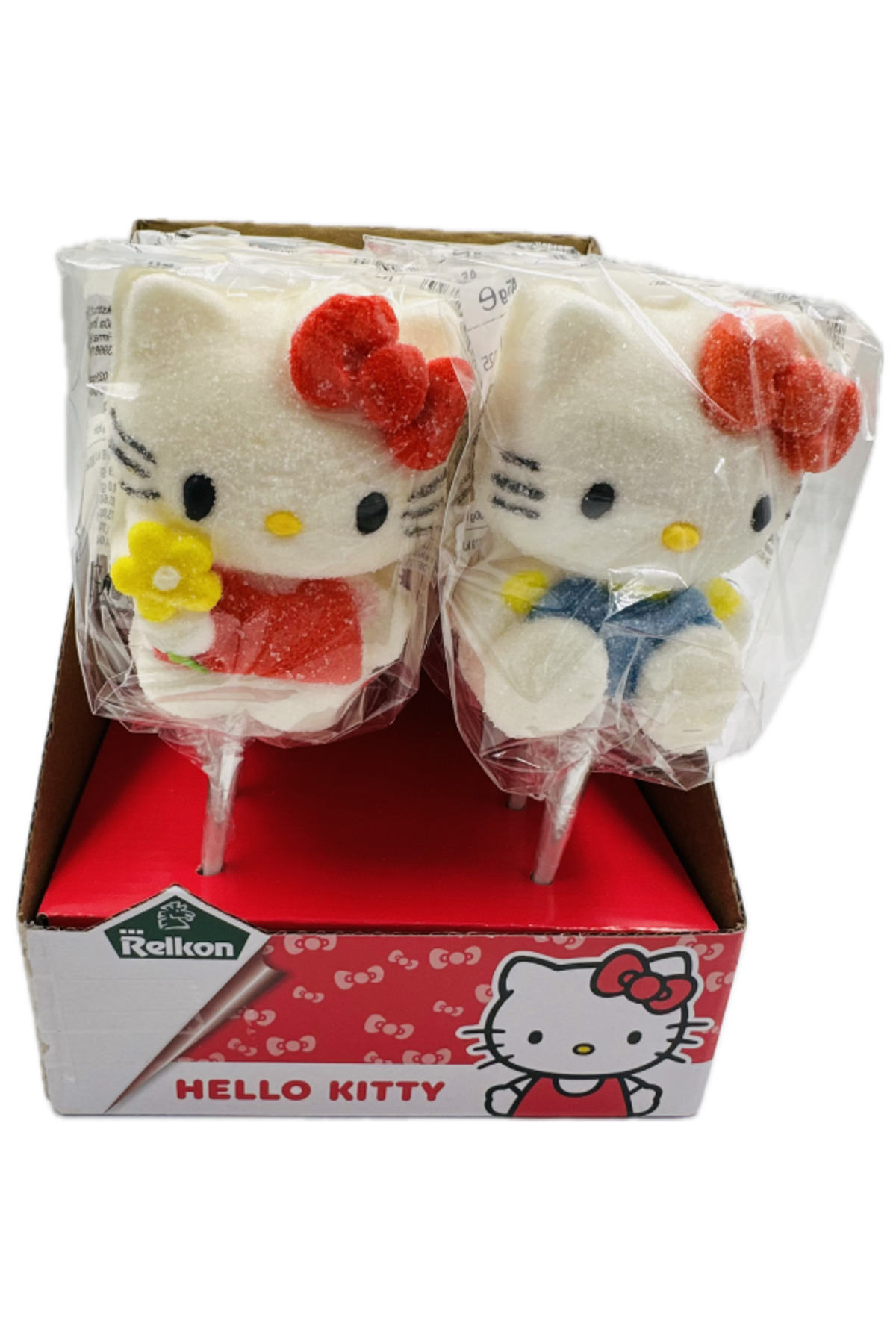 Relkon Lolipops hello kitty lisanslı marshmallow şekerleme 12 * 45 gr Avantaj Seri