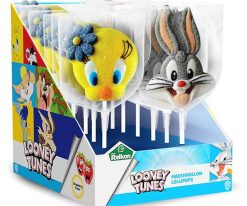 Looney Tunes Marshmallow Lollipops 45gr 12 Adet