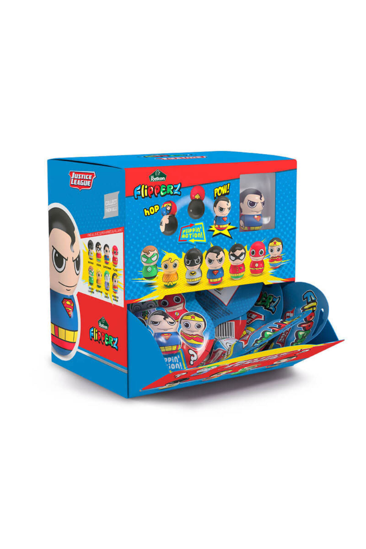 Relkon Flipperz Justice League Hacıyatmaz Figürleri 24 Adet