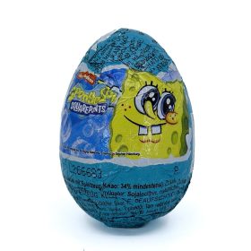 Sponge Bob Square Pants Sünger Bob Kare Şort -Glutensiz Çikolatalı Sürpriz Yumurta 20 g (1 ADET)