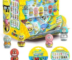 Flipperz Sünger Bob Süngerbob Hacıyatmaz Lisanslı Figürlü Oyuncaklı Şekerleme 3 Adet