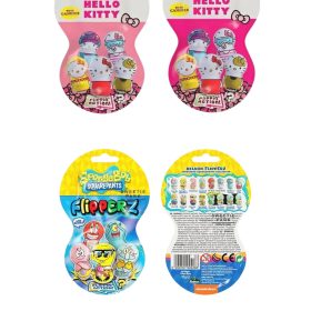 Hello Kitty 2 ve Sünger Bob 2 Flipperz Hacı Yatmaz 4 Adet