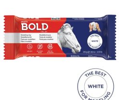 Bold Modeling Clay 250 Gr Hava İle Kuruyan Seramik Hamuru Modelleme Kili - BEYAZ