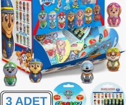 Flipperz Paw Patrol Petrol Hacıyatmaz Lisanslı Köpek Figürlü Oyuncaklı Meyveli Şekerleme 3 Adet