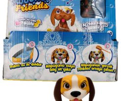 washy friends yıkanan köpek figürlü oyuncak ithal oyuncak paket X 24
