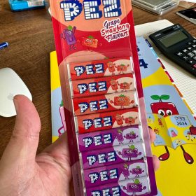 8'li Blister Yedek Şeker PEZ 8 Ad. Üzüm&Çilek