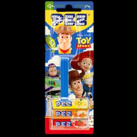 Dispenser Disney Pixar Toy Story Woody – Meyve Aromalı Şekerleme Makinesi ve Şekerleme Yedekleri