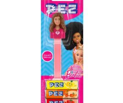Dispenser Barbie Brown Hair – Meyve Aromalı Şekerleme Makinesi ve Şekerleme Yedekleri