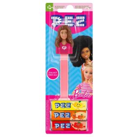 Dispenser Barbie Brown Hair – Meyve Aromalı Şekerleme Makinesi ve Şekerleme Yedekleri